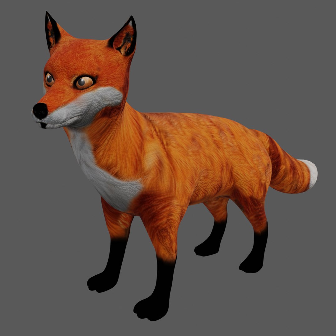 3D Model Fox Red - TurboSquid 1648076