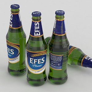 beer bottle efes model