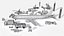 Airfield Army vehicle collection