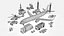 Airfield Army vehicle collection