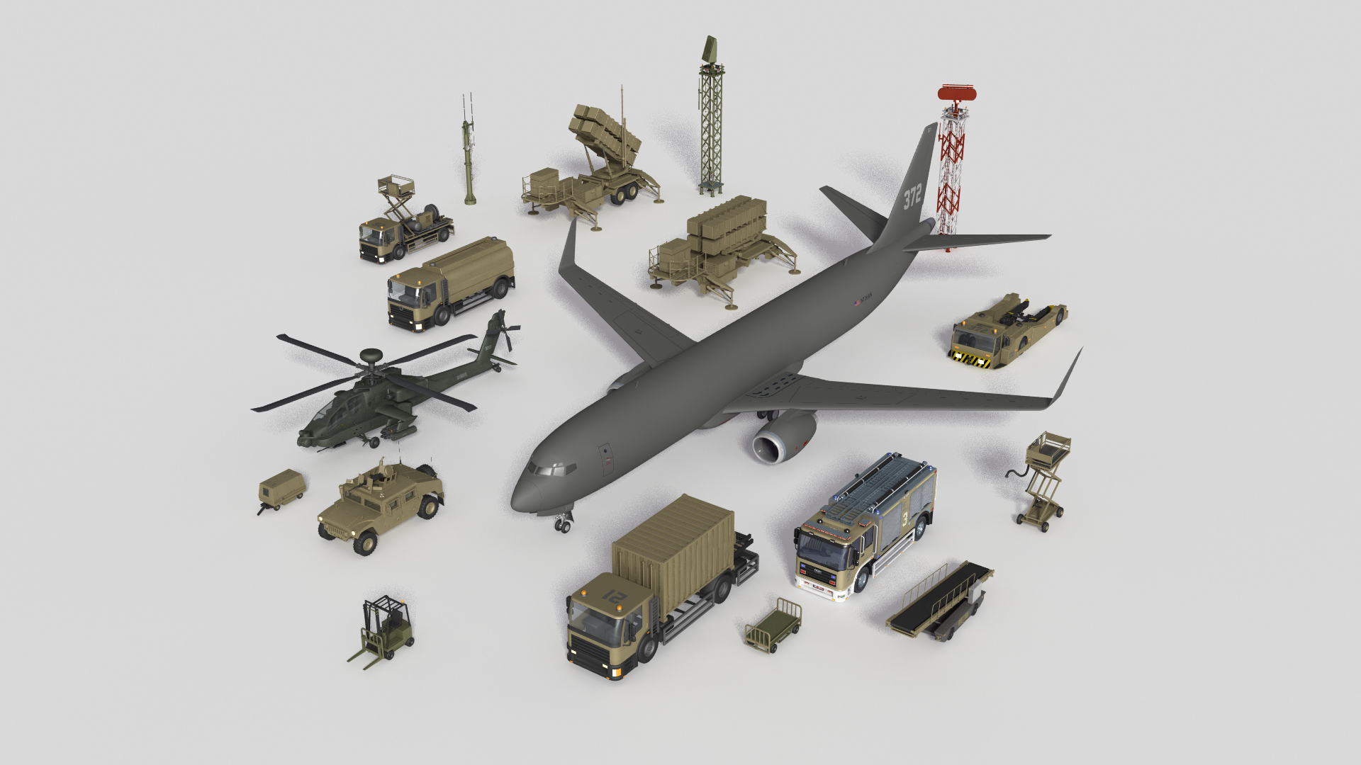 Airfield Army vehicle collection 3D model https://p.turbosquid.com/ts-thumb/5f/2adeMn/Xh/rotation/png/1708261282/1920x1080/turn_fit_q99/5e2711b434cd3fa820c55b87fdac1df75d2359be/rotation-1.jpg
