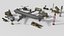 Airfield Army vehicle collection