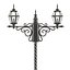 3d model set of old street lamps and clocks