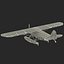 Light Aircraft Piper J 3 Seaplane Rigged Yellow 2