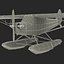 Light Aircraft Piper J 3 Seaplane Rigged Yellow 2