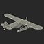 Light Aircraft Piper J 3 Seaplane Rigged Yellow 2