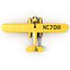 Light Aircraft Piper J 3 Seaplane Rigged Yellow 2
