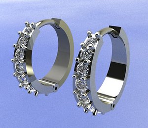 3D earrings