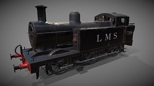 Low poly Jinty steam Engine