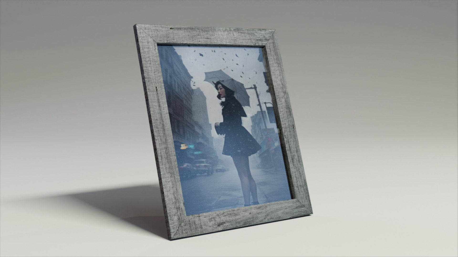3D Rustic Wood Picture Frame - TurboSquid 2184916