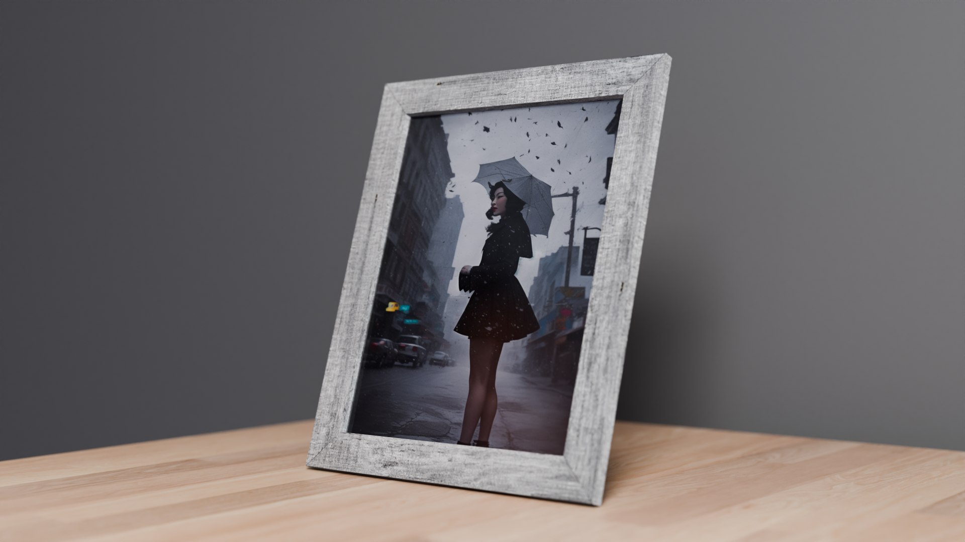 3D Rustic Wood Picture Frame - TurboSquid 2184916