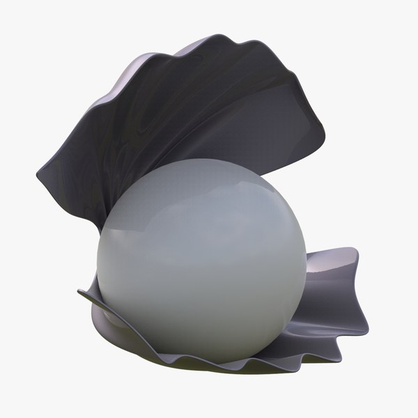 Oyster Shell with Pearl 3D Print Model 3D model - TurboSquid 2047435