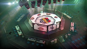 MMA Fight Arena Stadium Interior 3D model