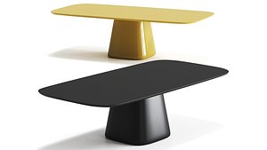 3D ALLURE O Rectangular table by BB Italia model