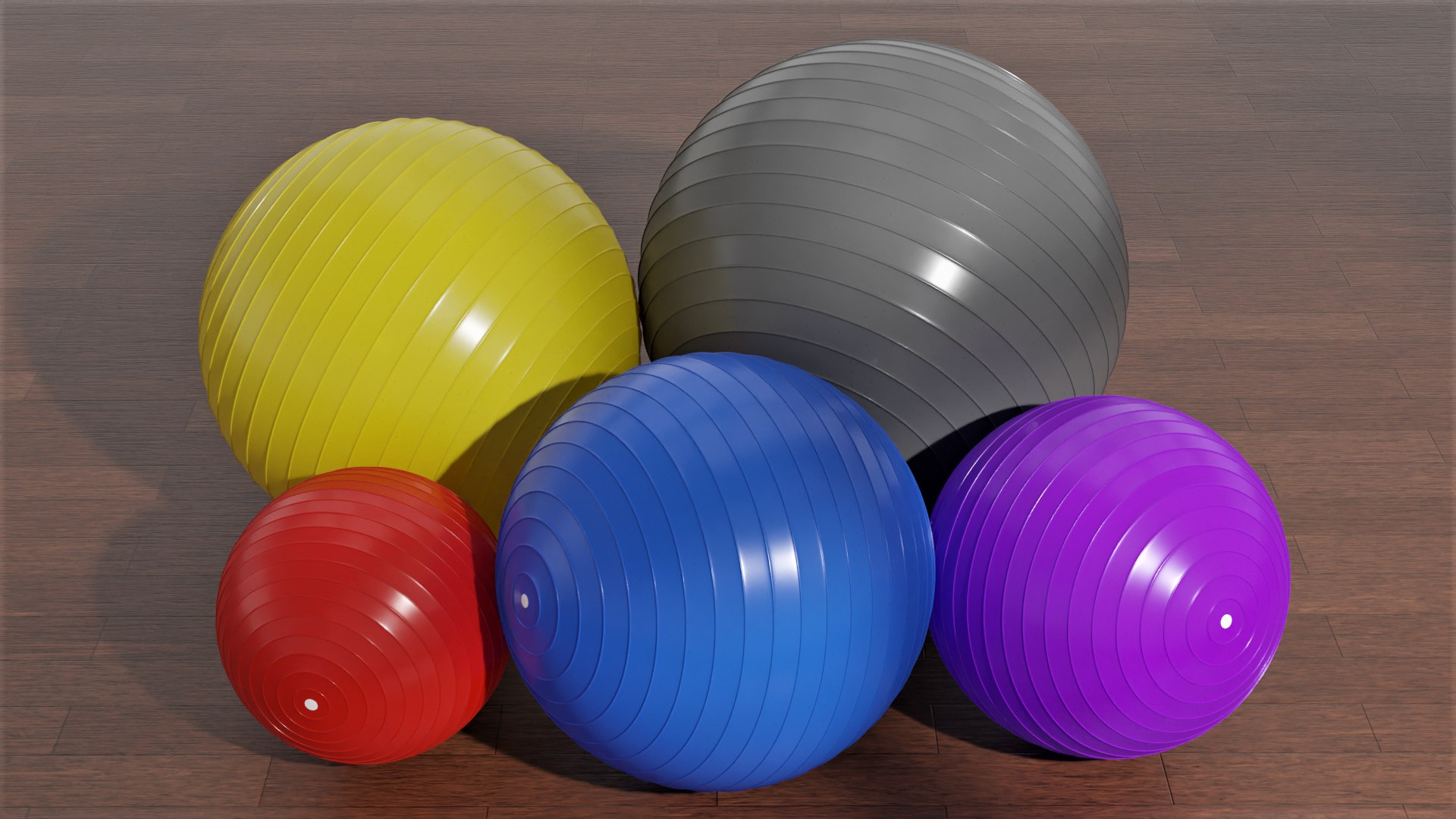3D Swiss Balls Model TurboSquid 2020556