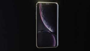 3D iphone xr black