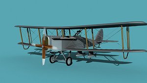3D Airco DH-4B Bomber V00