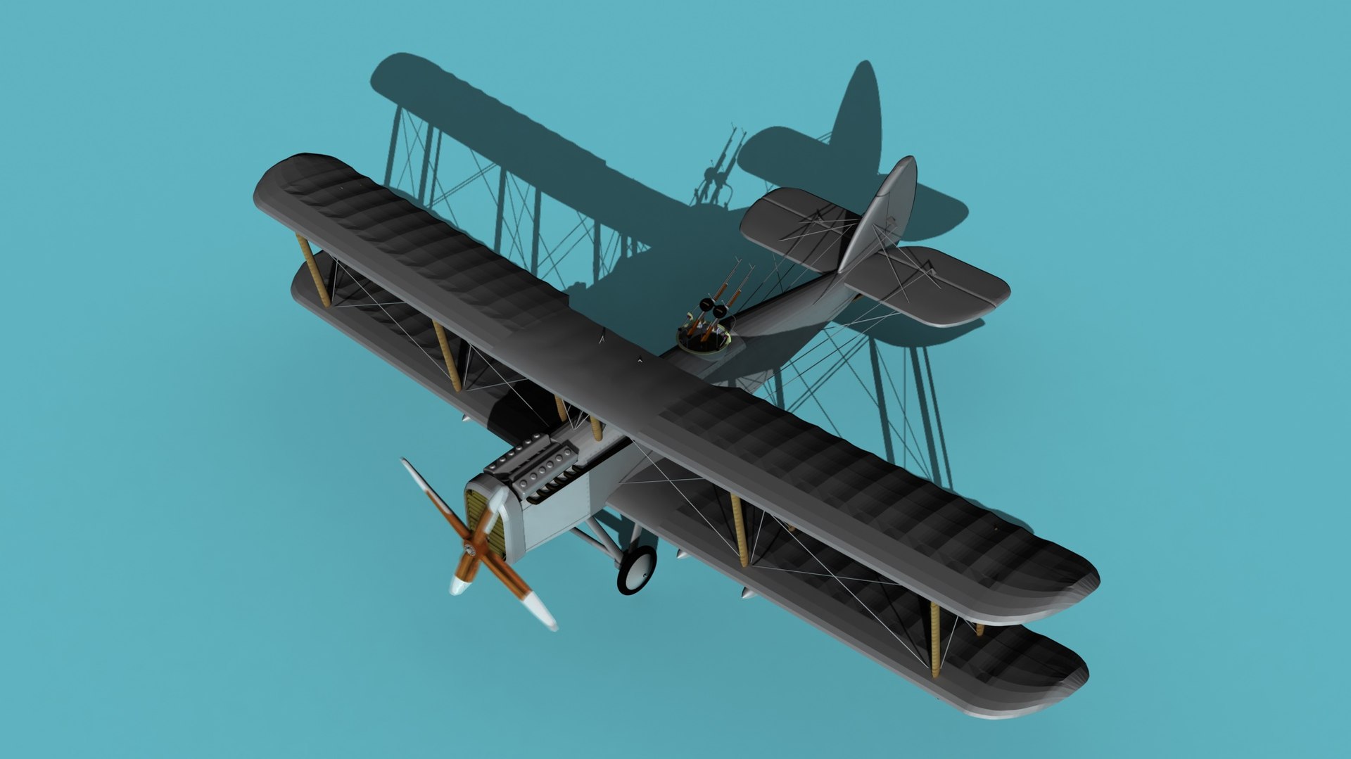 3D Airco DH-4B Bomber V00 - TurboSquid 1750821