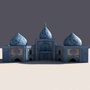palace gate tabriz wild 3d max