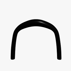 Cartoon Mustache Horseshoe Style