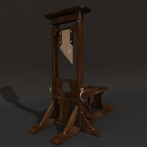 guillotine 3d model