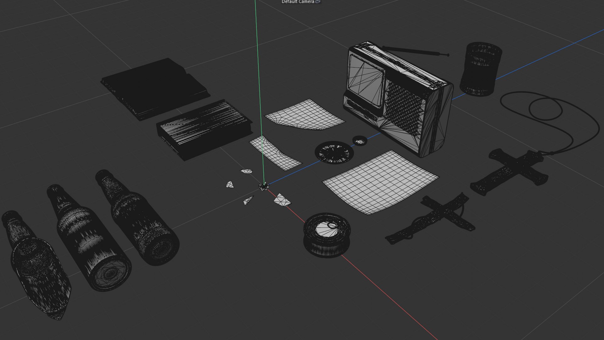 3D Survival Supplies Asset Pack Model - TurboSquid 2334614