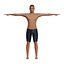 Uomo nuotatore bianco low-poly