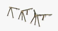 Log Ramps Obstacles WWII