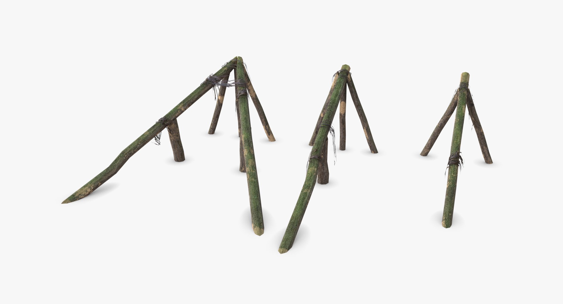 3D Logs Ramps Wwii German - TurboSquid 1421115