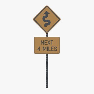 street sign 3D model