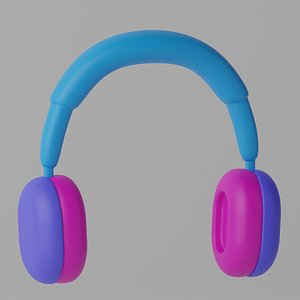 Cartoon Headphone 3D