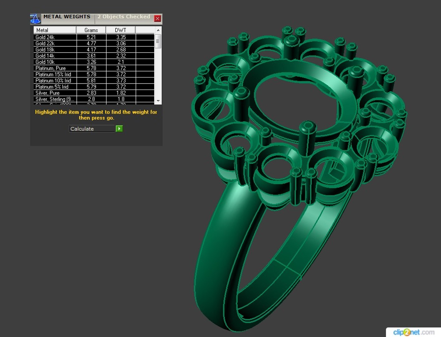 3d Model Print Ring