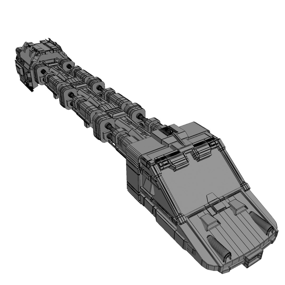 Star Ship 3d Model