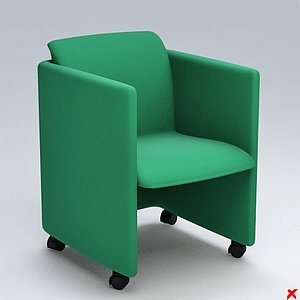 3d model armchair chair