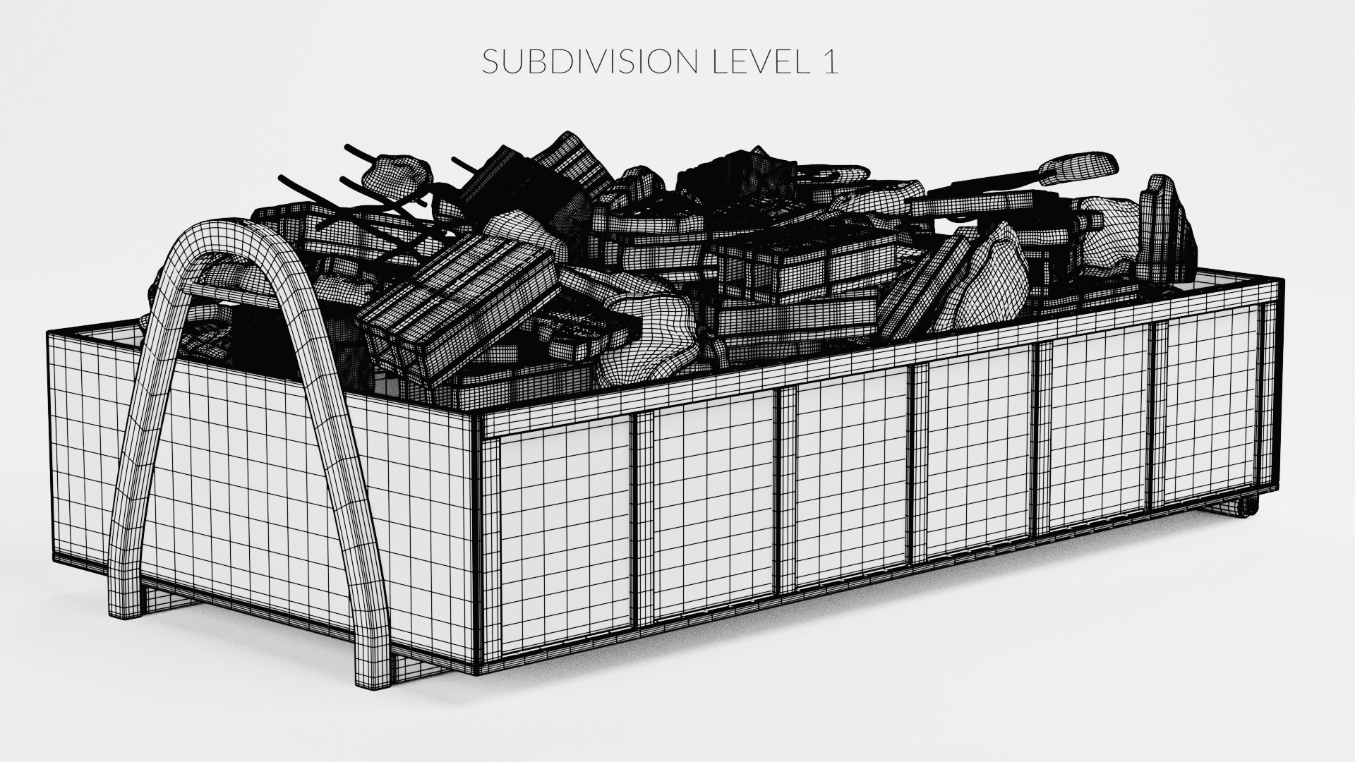 3D Skip Contains Used - TurboSquid 1592595
