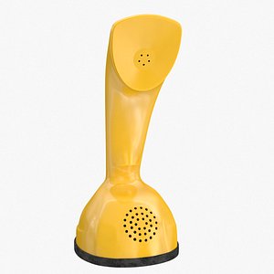 3D classic telephone ericofon dial