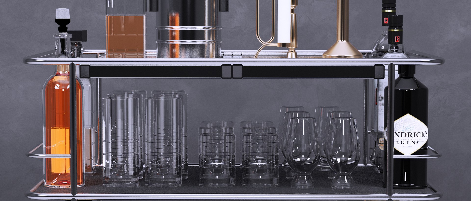 Bottle Alcohol Model - TurboSquid 1262445