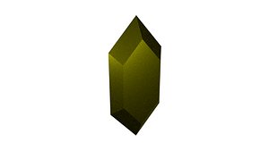 3D gold rupee