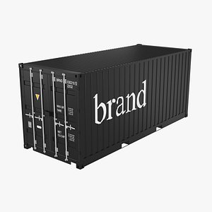Container 20ft 3D model