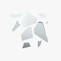 Broken Glass Fragments