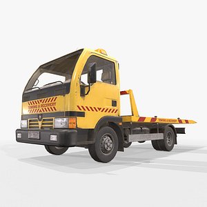 Light Truck Tow - Low Poly
