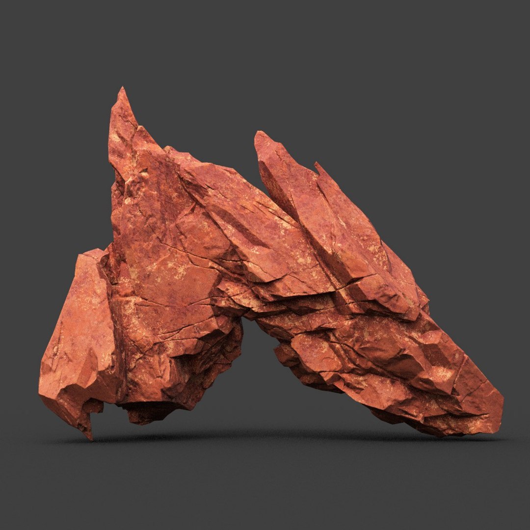 8 Low poly PBR Scifi Yellow Sharp Rock model - TurboSquid 2163592