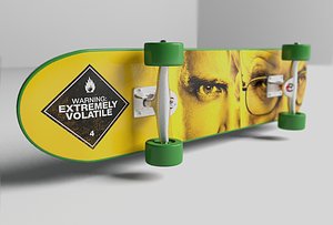 3d model skateboard