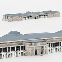 Museo Nacional del Prado Madrid 3D Lowpoly Model