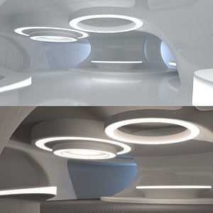 Sci-Fi Futuristic Room Pack - High-Quality 3D Model Collection