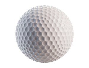 3D golf ball model