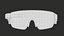 Hi-Tech Sport Glasses Solos PBR 3D model