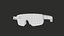 Hi-Tech Sport Glasses Solos PBR 3D model