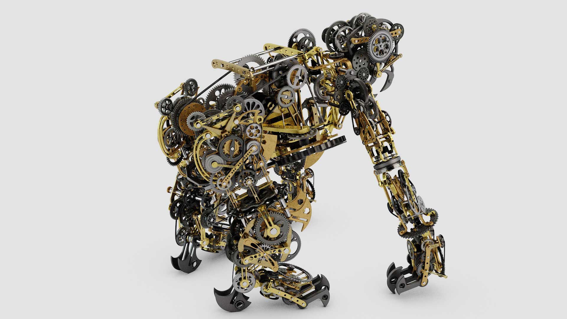 Mechanical Monkey 3D - TurboSquid 1732478