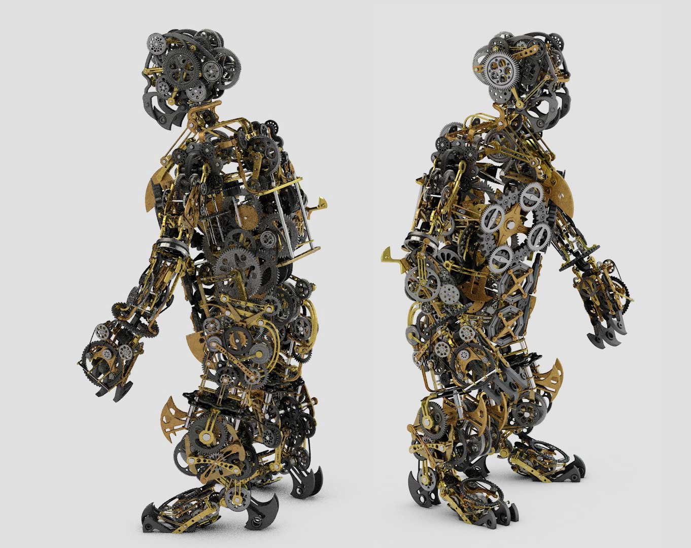 Mechanical Monkey 3D - TurboSquid 1732478